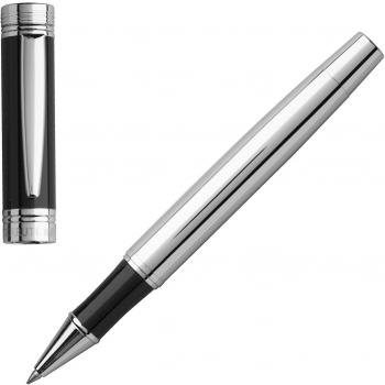 Cerruti 1881 ns5555 bolígrafo Roller Zoom plata/negro