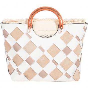 Parfois bandolera crafted blend collection mujeres tallas m crudo