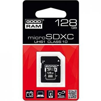 Goodram Micro SD C10 - Tarjeta de Memoria Micro SDHC de 128 GB