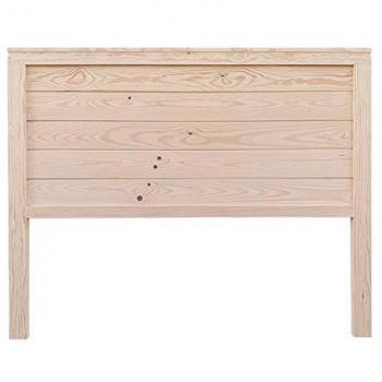 Cabecero de Cama de 150 cm Modelo Daimiel | Madera Maciza de Pino Crudo | Artesanal Fabricado en España | Muebles PEJECAR