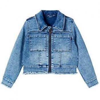NAME IT Nmfadea Dnm 2344 Swe Jacket Chaqueta de Jean, Medium Blue Denim, 98 para Bebés