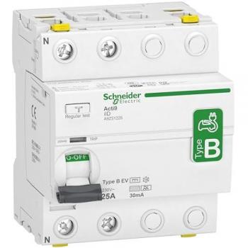 Schneider Electric Acti9 Iid 2P 25A 30mA Tipo B EV RCCB