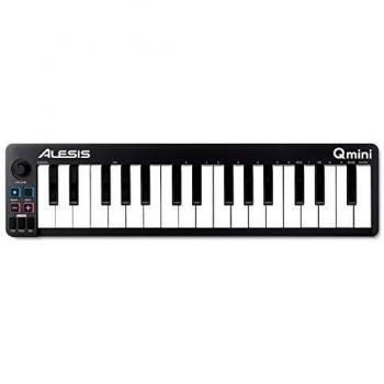 Teclado Controlador MIDI USB Alesis QMini de 32 Teclas