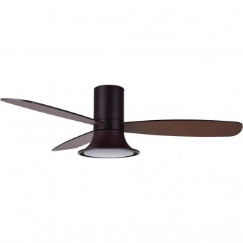 Ventilador de Techo Beacon Flusso Color Bronce con Luz y Silencioso