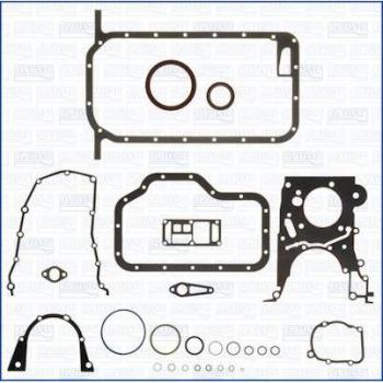 Juego de juntas AJUSA para bloque motor, referencia 54080400, incluye juntas para el cárter y componentes del motor, fabricado en materiales de alta calidad para garantizar un sellado efectivo y duradero