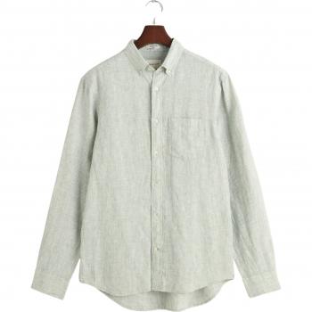Gant Reg Linen Striped Long Sleeve Shirt
