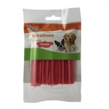 Snack Dental para Perros Spiraldent Sabor Fresa 50g - Paquete de 5 Barritas