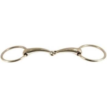 RC - Bocado para caballos de hípica, tamaño 14,5 cm, color plateado