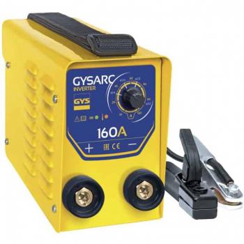 GYSARC 160 - Equipo de Soldadura Inverter, Potencia: 160A, Tecnología Inverter, Ligero y Portátil, Adecuado para soldadura MMA/TIG, Fácil de usar, Protección contra sobrecalentamiento
