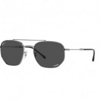 Ray-Ban RB3707 Asian Fit Polarized Sunglasses 004/K8 Men's Gunmetal Size 57