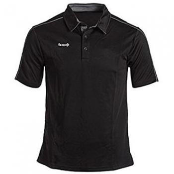 Izas Bedar Polo de Manga Corta, Hombre, Negro/Gris Oscuro, M