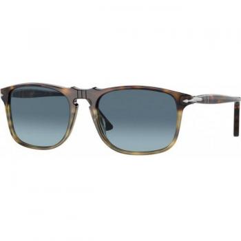 Persol PO3059S 1158Q8 Men's Square Brown Tortoiseshell Sunglasses Size 54