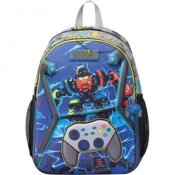Mochila escolar grande de videojuegos Monark