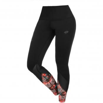 Lotto T5179 – Leggings Mujer, Mujer, Color Noir/Wondercolor PRT, tamaño FR : M