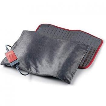 Solac CT8642 Almohadilla Eléctrica Con Funda Y 3 Temperaturas Ajustables, Multicolor