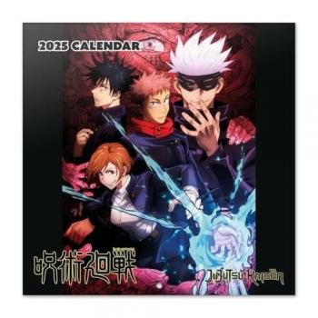 Calendario de pared 2025 Jujutsu Kaisen 30x30 cm multicolor con espacio para anotar e ilustraciones