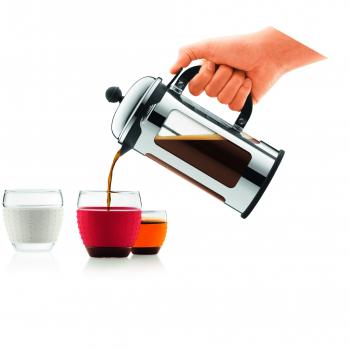Cafetera Francesa Bodum Chambord 0,35L Inox Negra 3 Tazas