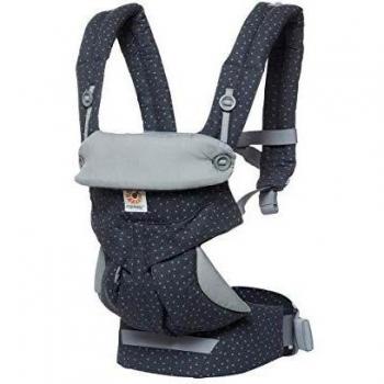 Ergobaby - Mochila portabebé 360, Color Gris Estrellas