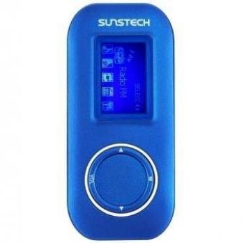 Sunstech FAUNO - Reproductor MP3 de 1.1'', 4 GB, color azul