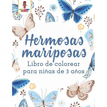 Libro de Colorear Hermosas Mariposas para Niñas de 3 Años