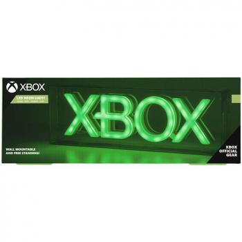 Luz Neon LED de XBOX Paladone - Accesorios de Escritorio Montables en Pared, Decoración para la Sala de Juegos y Regalo para Jugadores - 11.7 de Ancho, Lámpara LED