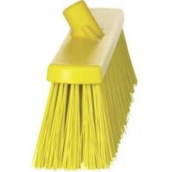 Escoba Vikan Extra Dura 530 mm Amarilla (Paquete de 4)