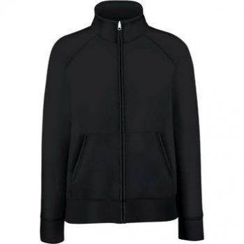 Chaqueta de Fleece para Mujer Fruit Of The Loom 62116 - Ajuste Lady-Fit - Color Negro
