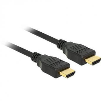 DELOCK CABLE HDMI V2.0 4K GOLD 2M NEGRO 84714
