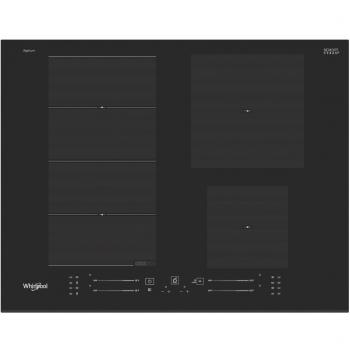 Placa de Inducción Whirlpool WFS9365BF/IXL 65cm Integrada 4 Zonas Negra