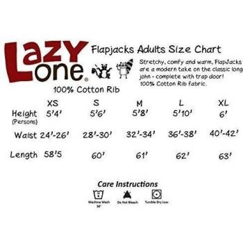 LazyOne Unisexo Plaid Bear Cheeks Flapjack Onesie Adulto M