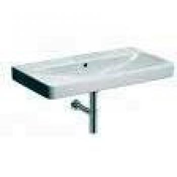 Lavabo Geberit Smyle Square 75x48 cm Blanco con agujero para grifo y desagüe
