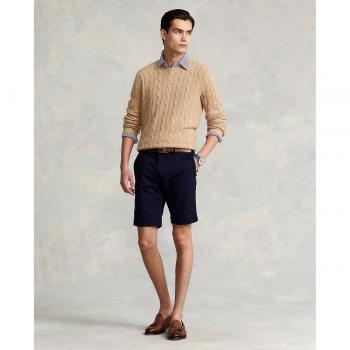 Pantalón Corto Chino Elástico Slim Fit Hombre Polo Ralph Lauren 34 Color Marino