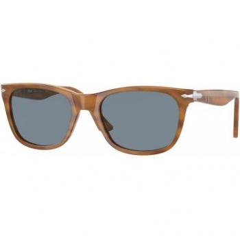 Persol PO3291S Sunglasses, Color 960/56, Square Turtle, Bold and Refined Design, Orange Unisex, Size: 57 MM
