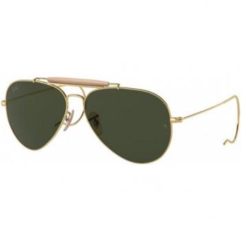 Ray-Ban RB3030 Outdoorsman I W3402 Unisex Pilot Gold Sunglasses