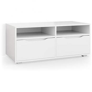 Mueble Bajo para TV Ruben, Blanco, 100 x 42 cm