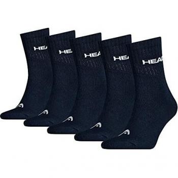 Head Short Crew Unisex, Navy, 35/38, Pack Of 5