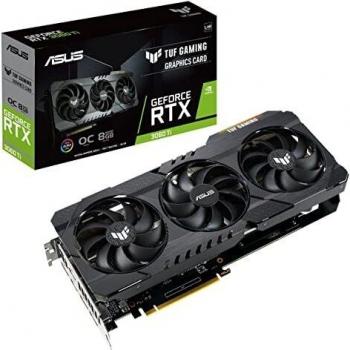 ASUSTEK - VIDEO CARDS TUF gaming nvidia geforce rtx 3060 ti v2 oc edition graph 90YV0G1A-M0NA00, Black