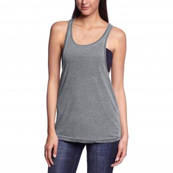 Urban Classics Ladies Loose Burnout Tanktop Camiseta de Deporte, Mujer, Gris Oscuro, M