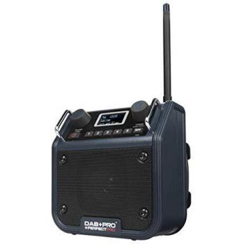 Radio de obra PerfectPro DAB+ PRO con FM RDS y Aux-in