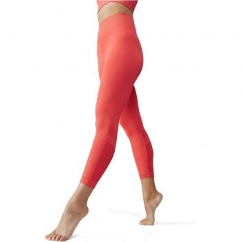 Malla larga de mujer Aretha Born Living Yoga, alta cintura, color naranja, talla S