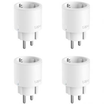 Pack de 4 Enchufes Inteligentes TP-Link Tapo P115 con Control de Consumo Energético