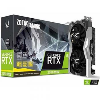 VGA ZOTAC RTX 2060 Super Mini,NV,RTX2060,GDDR6,8GB,256BIT,HDMI+3DP,2 Ventiladores