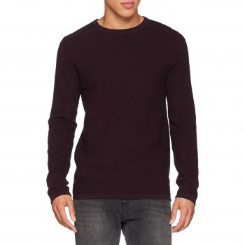 JACK & JONES PREMIUM Jprthomas Knit Crew Neck Noos, suéter para Hombre, Rojo