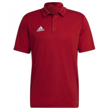 Polo de fútbol adidas Entrada 22 para hombre, manga corta, diseño moderno, tejido transpirable, logo adidas bordado