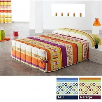 EDREDÓN COMFORTER SORAYA, Color Naranja, Medida 90 · 180x265cm
