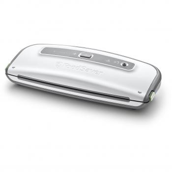 FoodSaver FFS014X-01 Envasadora al vacío, 140 W, Acero Inoxidable, Blanco