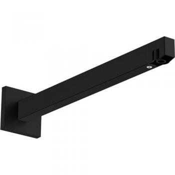 Brazo de Ducha Hansgrohe E 39 cm, Negro Mate, Diseño Cuadrado