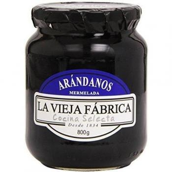 La Vieja Fabrica Mermelada de Arándanos, 800g, Pack de 2