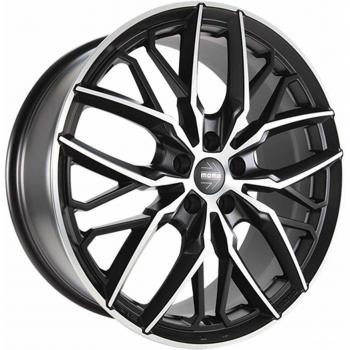 MOMO SPIDER 19 Llanta 8.5X19 5X112 ET30 79.6 Pulido Negro Mate