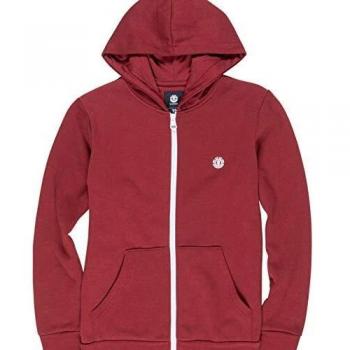 Element - Sudadera con Capucha y Cremallera - Niños - 14 - Rojo